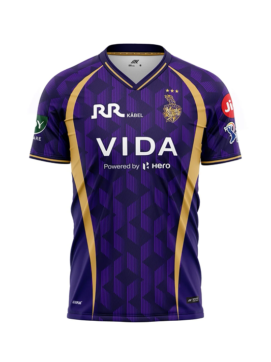 Kolkata Knight Riders Jersey | Premium Cricket Fan Edition Sportswear