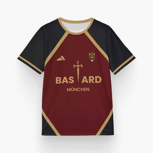 Kaiser 10 Black & Crimson Premium Football Jersey | Stylish Sportswear Edition