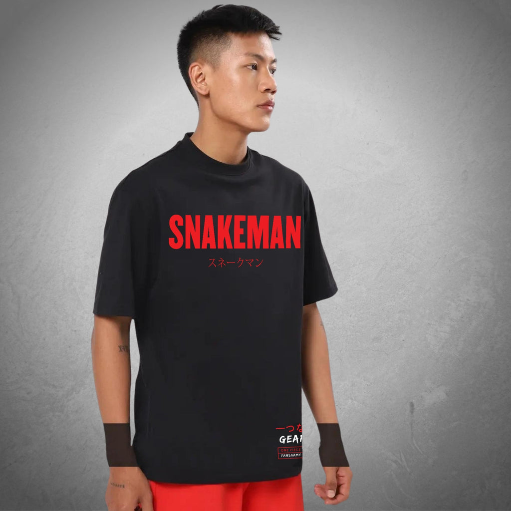 SNAKEMAN OVERSIZED ANIME T-SHIRT