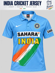 Team India 2003 World cup retro jersey with Custom Name & Number