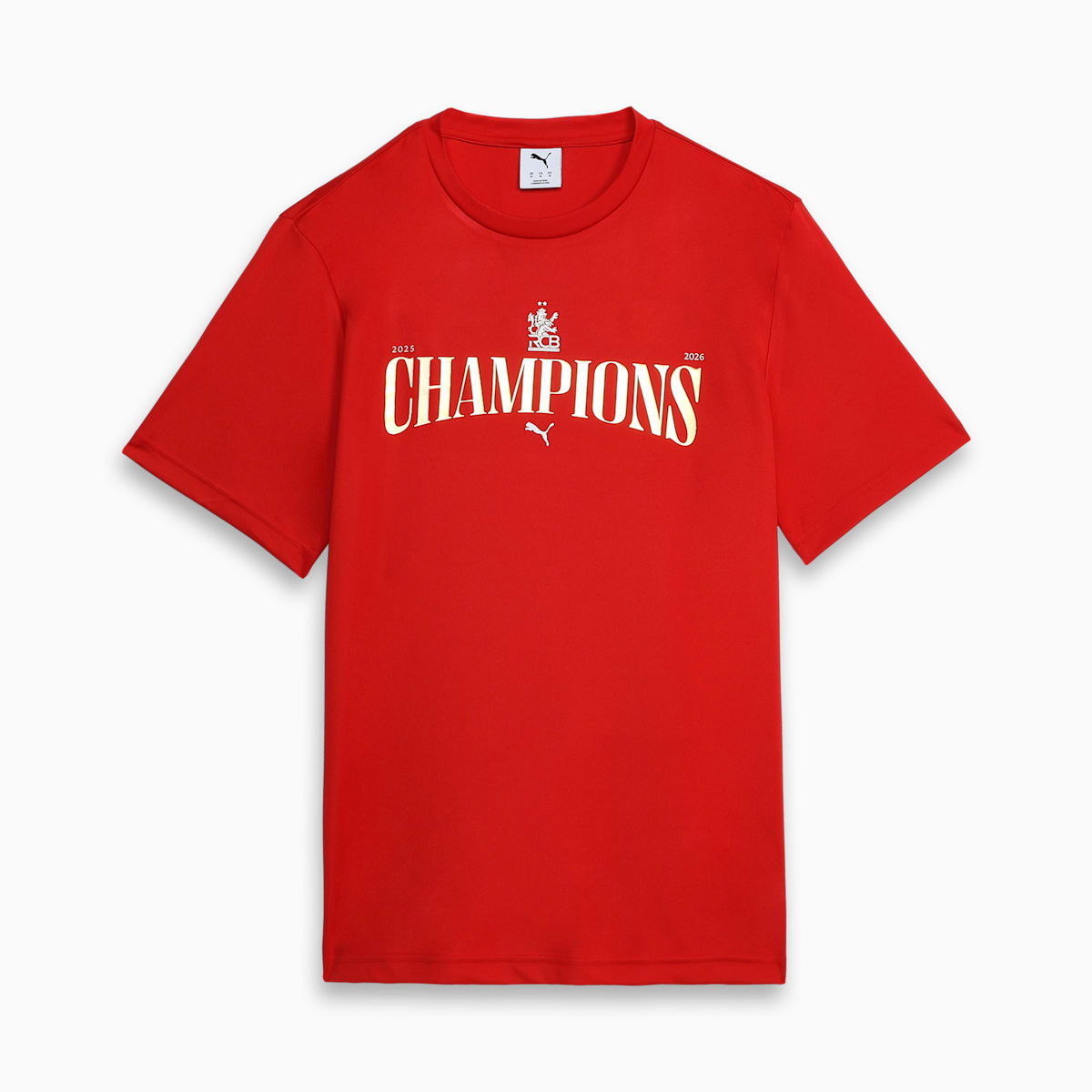PUMA X RCB 2026 CHAMPION TEE WITH 2 STAR