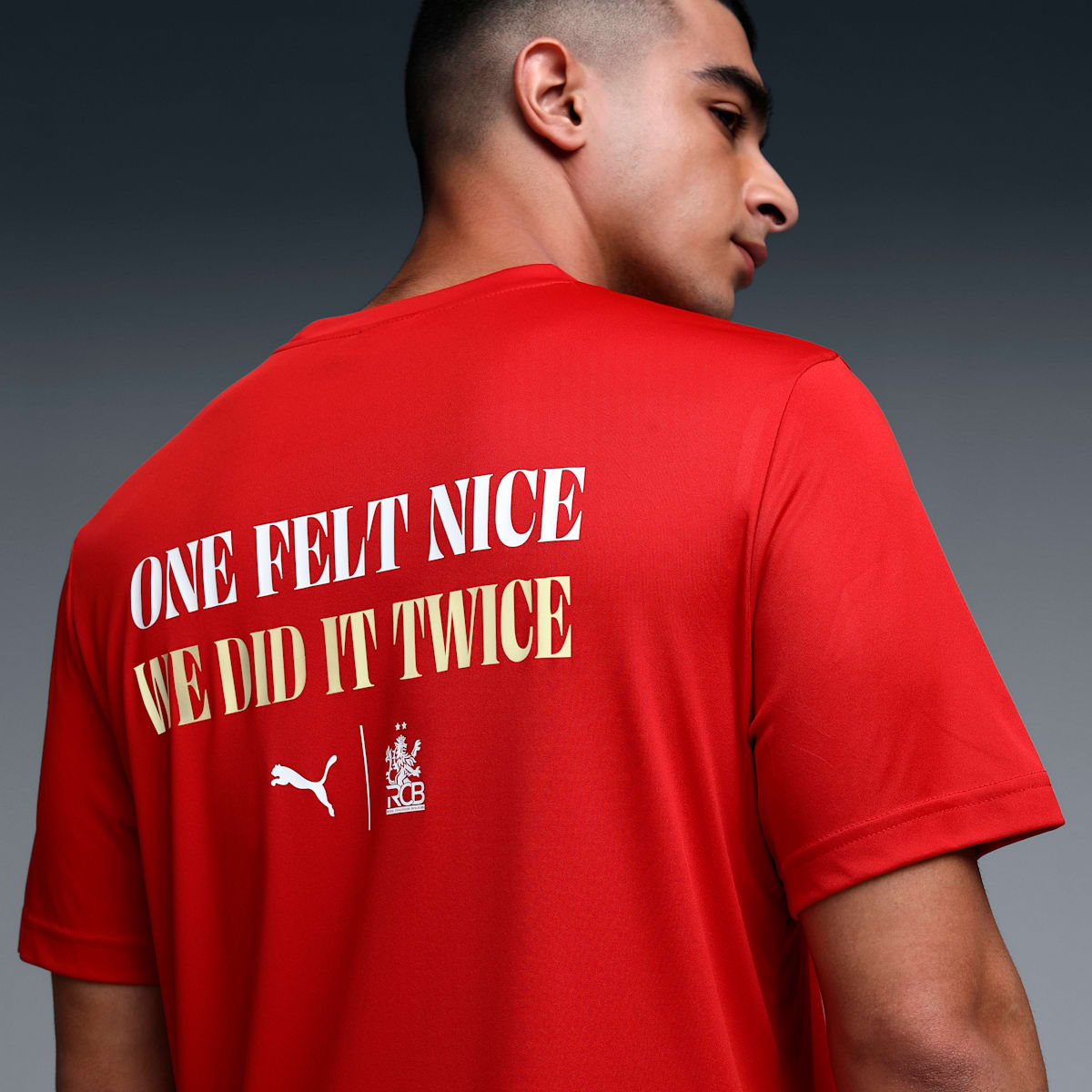 PUMA X RCB 2026 CHAMPION TEE WITH 2 STAR