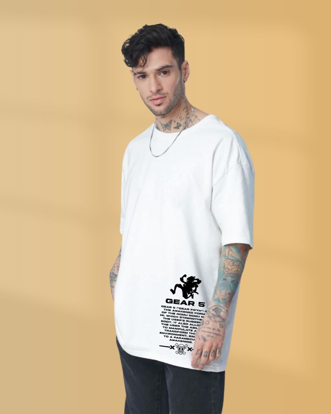 THE GEAR 5 OVERSIZED ANIME T-SHIRT