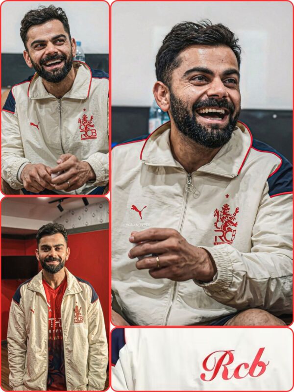 RCB White Jacket 2026 – Virat Kohli Fan Edition Jacket | STRX
