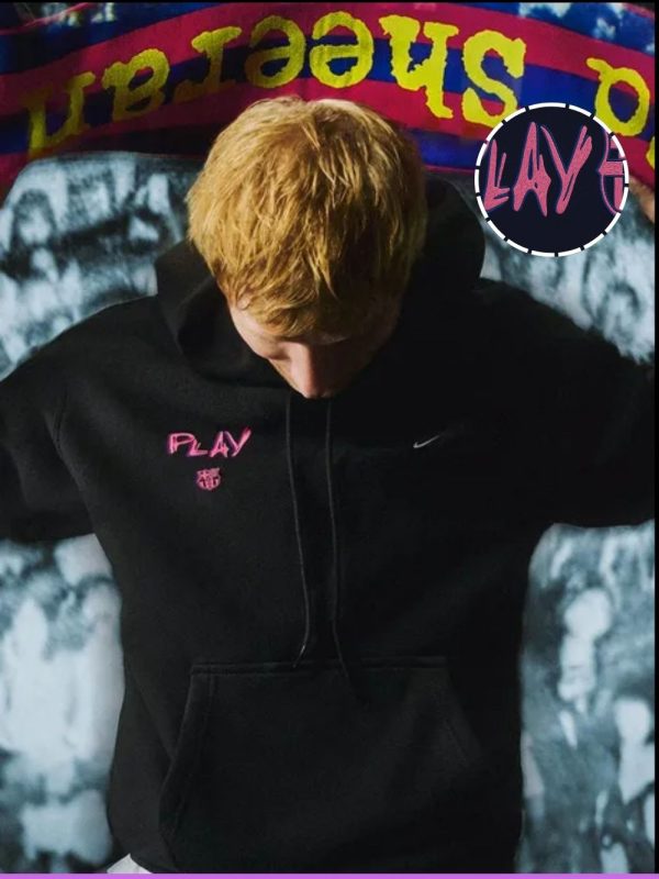 FC BARCELONA ED SHEERAN HOODIE EMBROIDERED CLIMA COOL PREMIUM