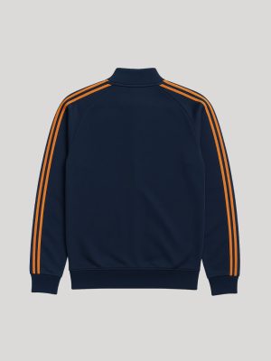 TEAM INDIA JACKET – NAVY AND ORANGE – ZIPPER