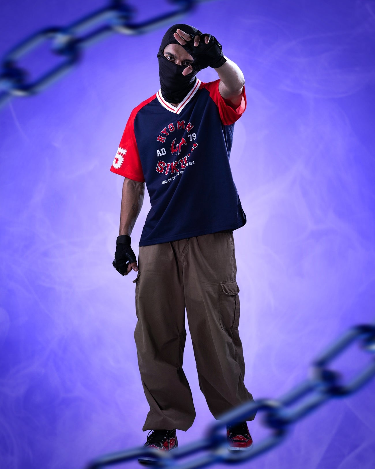 RYOMEN SUKUNA OVERSIZED JERSEY T-SHIRT