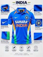 Team India 2011 world cup retro jersey with custom name & number