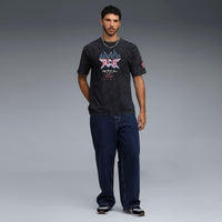 PUMA X RCB 2026 MEN'S PRINTED VINTAGE TEE