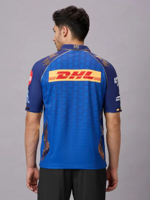 MUMBAI INDIANS JERSEY 2026 WITH NAME AND NUMBER – PREMIUM SHINING GOLDEN