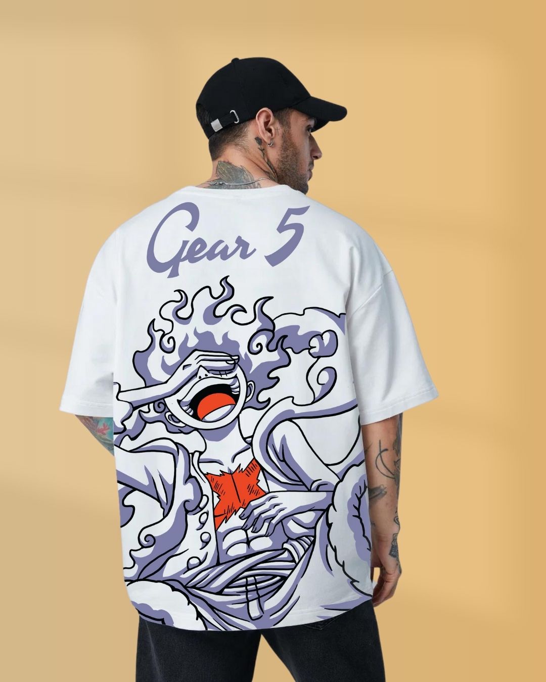 THE GEAR 5 OVERSIZED ANIME T-SHIRT