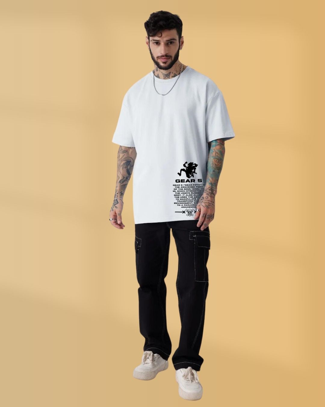 THE GEAR 5 OVERSIZED ANIME T-SHIRT