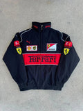 Black Ferrari F1 Unisex Premium Parachute Jacket