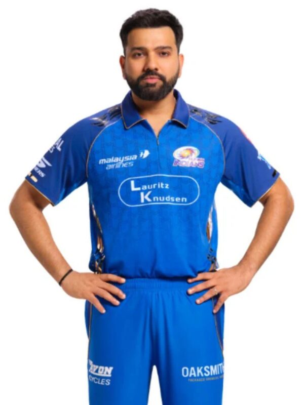 MUMBAI INDIANS JERSEY 2026 WITH NAME AND NUMBER – PREMIUM SHINING GOLDEN